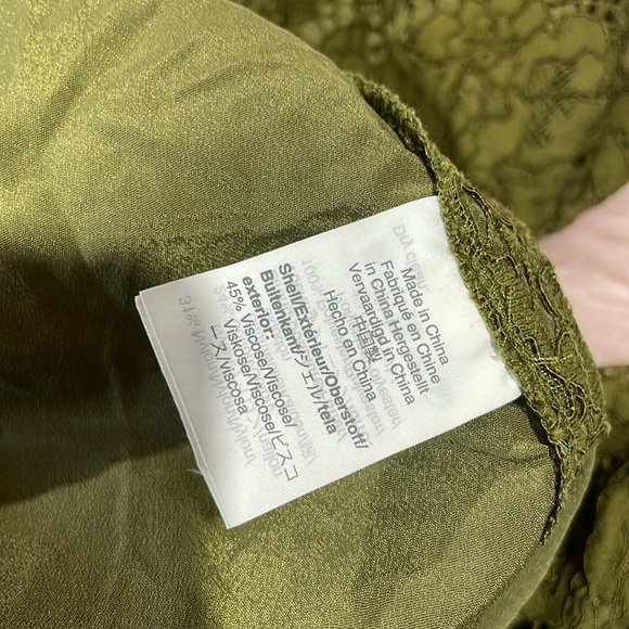 J. Crew Lace Easy High Rise Crop Pant in Moss - Picture 4 of 10